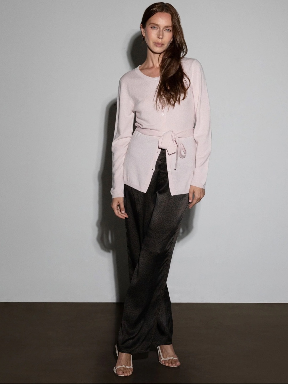 Anthropologie Jeans But Silk Pants in Panther - NWT!